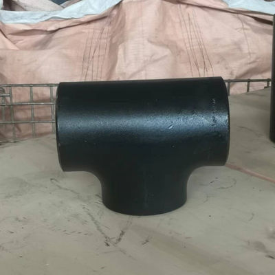 WPB Carbon Steel Tees Butt Weld Reducing ASTM A234 Seamless Black